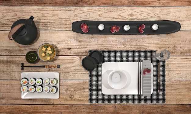 Изысканный японский стиль сервировки - уникальный гид по японской кухне на вашем столе