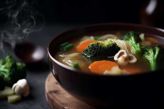 Ингредиенты для японского супа с ширатачи